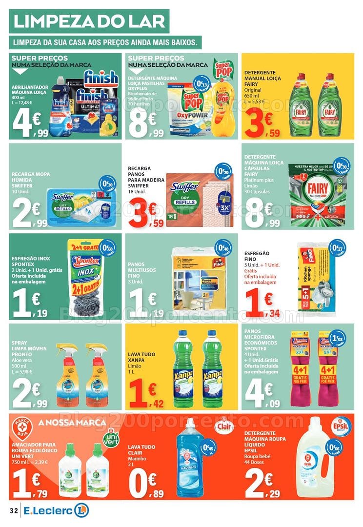 Antevisão Folheto E-LECLERC Promoções de 7 a 13 maio