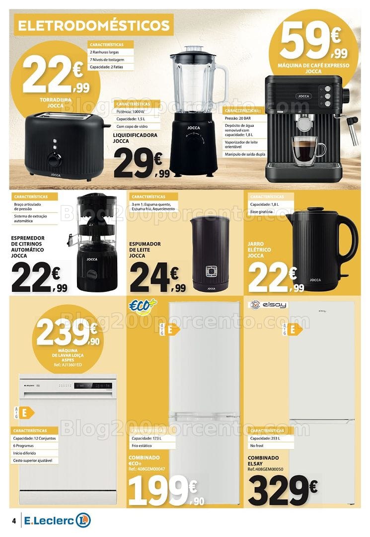 Antevisão Folheto E-LECLERC Bazar Promoções de 7 a 20 maio