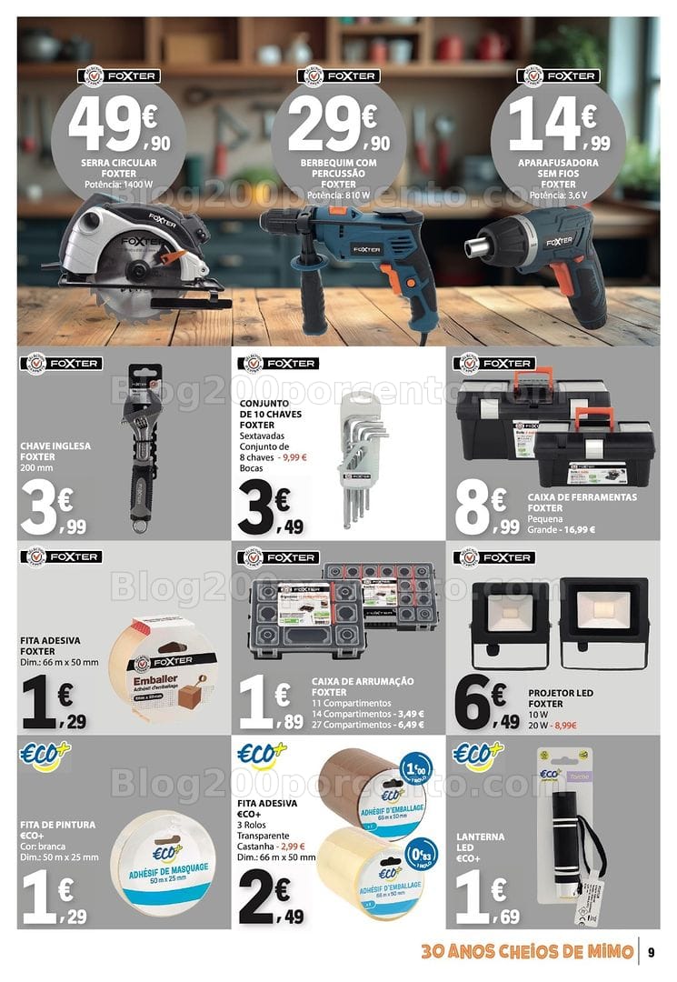 Antevisão Folheto E-LECLERC Bazar Promoções de 7 a 20 maio