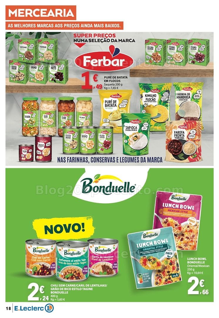 Antevisão Folheto E-LECLERC Promoções de 28 maio a 3 junho