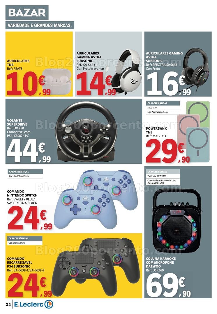 Antevisão Folheto E-LECLERC Promoções de 28 maio a 3 junho