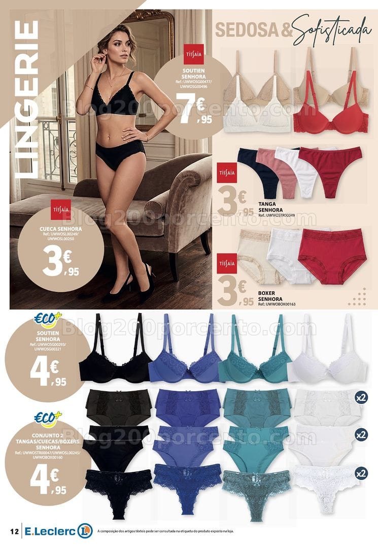 Antevisão Folheto E-LECLERC Moda Primavera - Verão Promoções de 12 a 24 maio