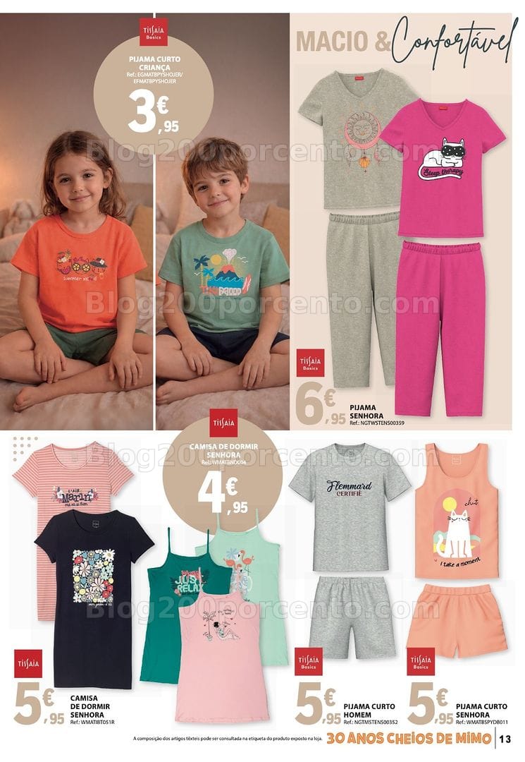 Antevisão Folheto E-LECLERC Moda Primavera - Verão Promoções de 12 a 24 maio
