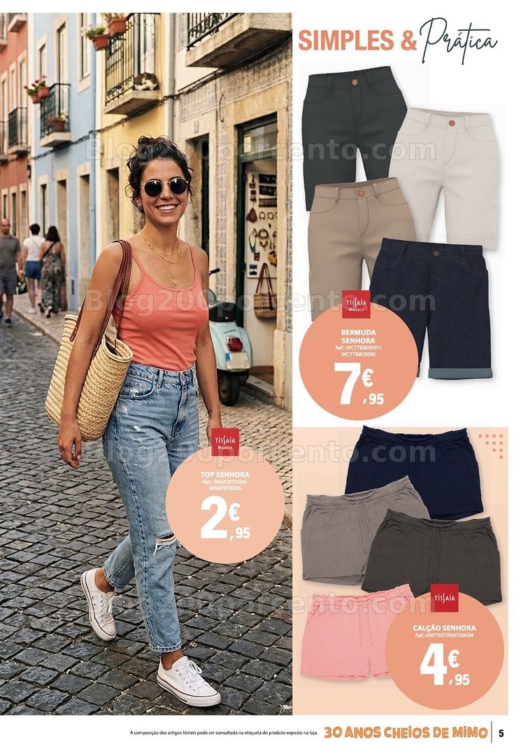 Antevisão Folheto E-LECLERC Moda Primavera - Verão Promoções de 12 a 24 maio