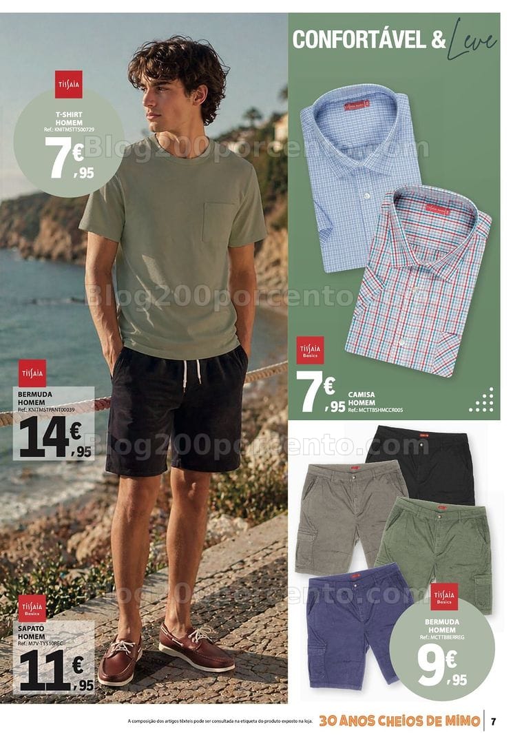 Antevisão Folheto E-LECLERC Moda Primavera - Verão Promoções de 12 a 24 maio