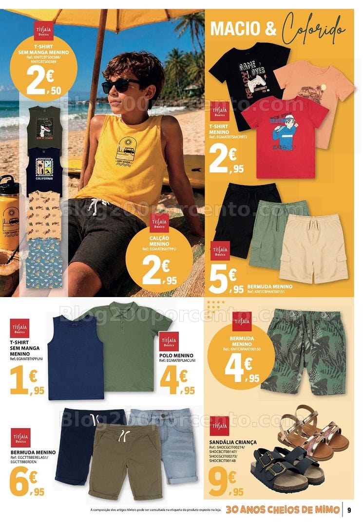 Antevisão Folheto E-LECLERC Moda Primavera - Verão Promoções de 12 a 24 maio