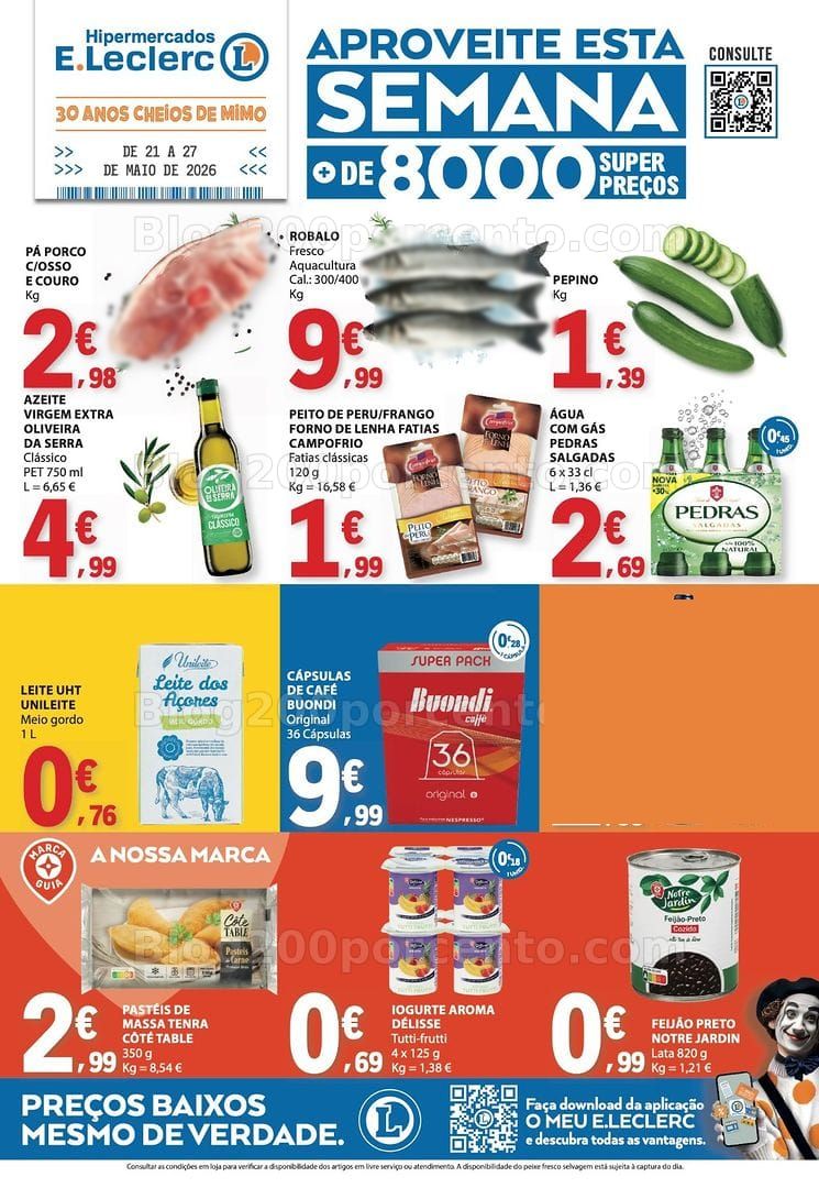 Antevisão Folheto E-LECLERC Promoções de 21 a 27 maio