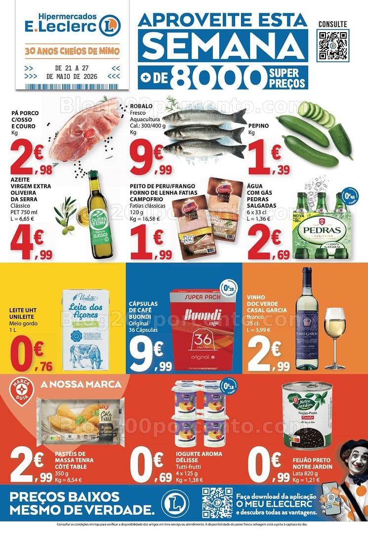 Antevisão Folheto E-LECLERC Promoções de 21 a 27 maio