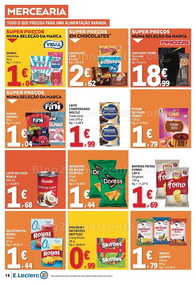 Antevisão Folheto E-LECLERC Promoções de 21 a 27 maio