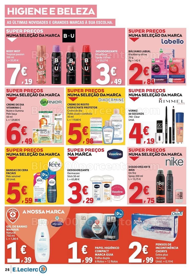 Antevisão Folheto E-LECLERC Promoções de 21 a 27 maio
