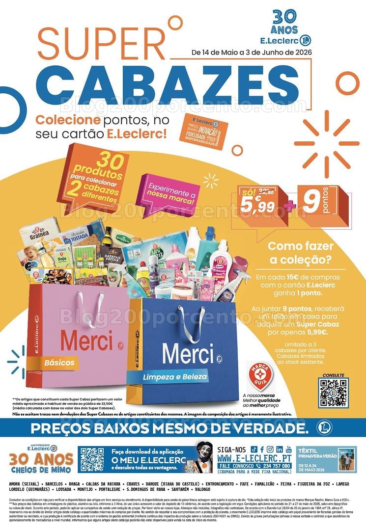 Antevisão Folheto E-LECLERC Promoções de 21 a 27 maio