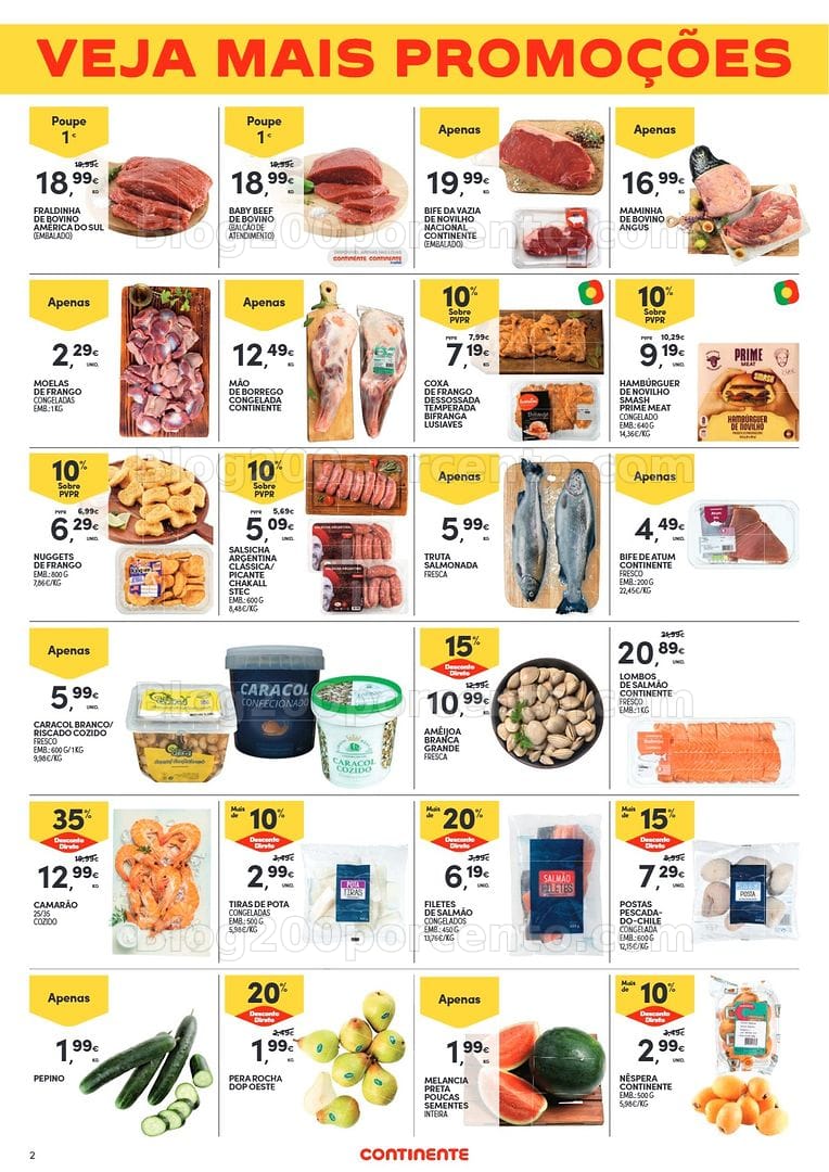 Antevisão Folheto CONTINENTE Promoções Fim de Semana - 1 a 4 maio