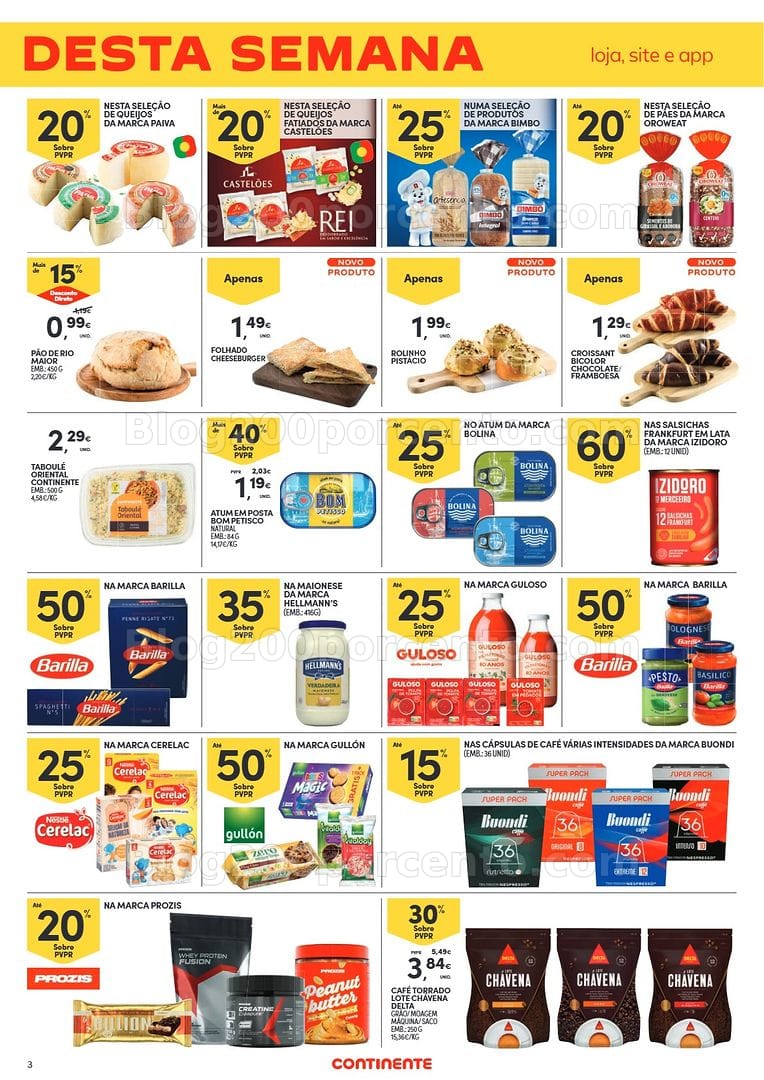 Antevisão Folheto CONTINENTE Promoções Fim de Semana - 1 a 4 maio