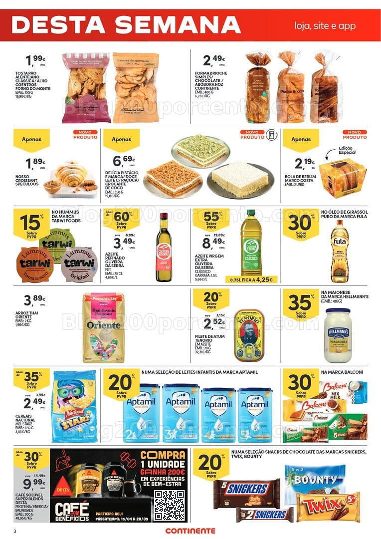 Antevisão Folheto CONTINENTE Promoções Fim de Semana - 15 a 18 maio