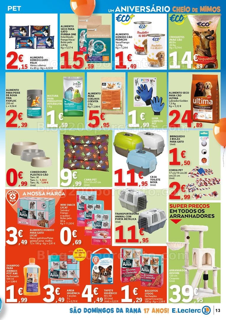 Antevisão Folheto E-LECLERC Aniversário Promoções de 14 a 31 maio