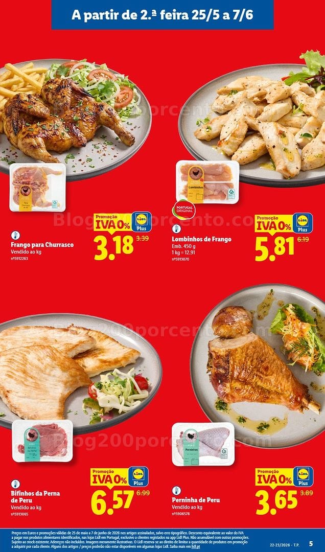 Antevisão Folheto LIDL Iva 0% Promoções de 25 maio a 7 junho