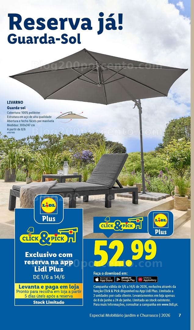 Antevisão Folheto LIDL Especial Jardim Promoções a partir de 1 junho