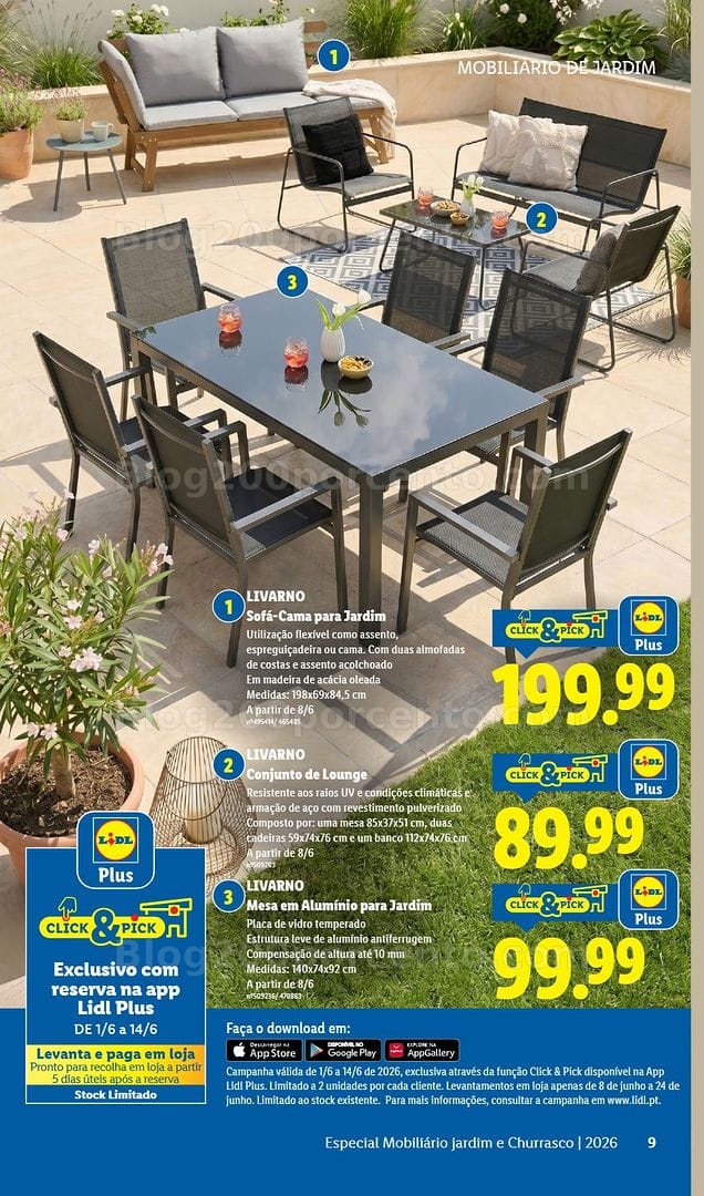 Antevisão Folheto LIDL Especial Jardim Promoções a partir de 1 junho