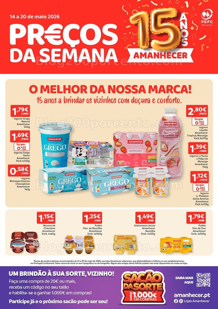 Antevisão Folheto AMANHECER Promoções de 14 a 20 maio