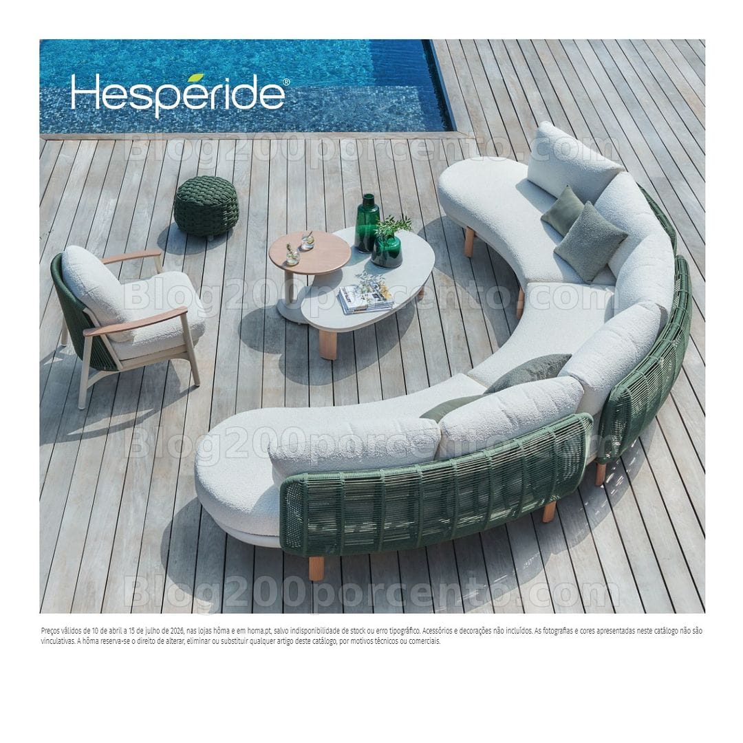 Antevisão Folheto HÔMA Coleção Hesperide 2026 Promoções até 15 julho