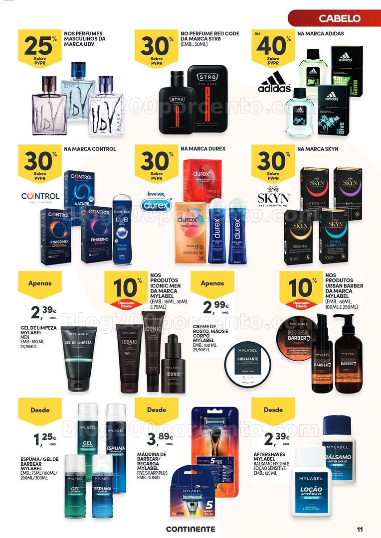 Antevisão Folheto CONTINENTE Especial Higiene Masculina Promoções de 5 a 18 maio