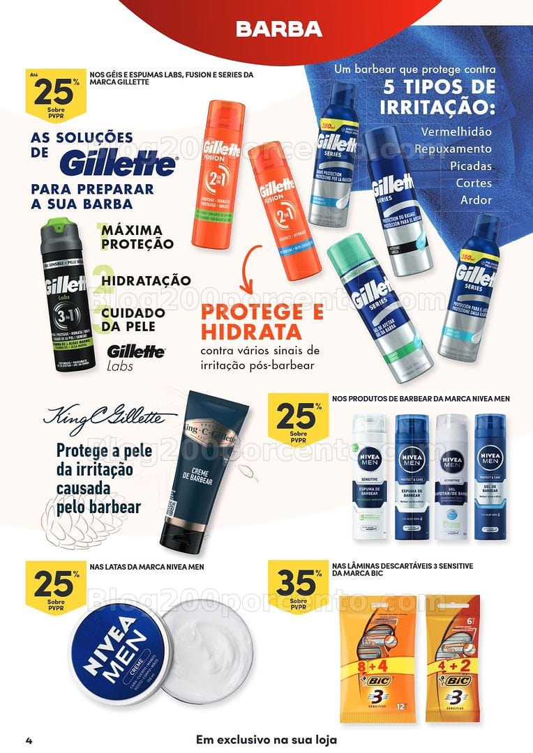 Antevisão Folheto CONTINENTE Especial Higiene Masculina Promoções de 5 a 18 maio