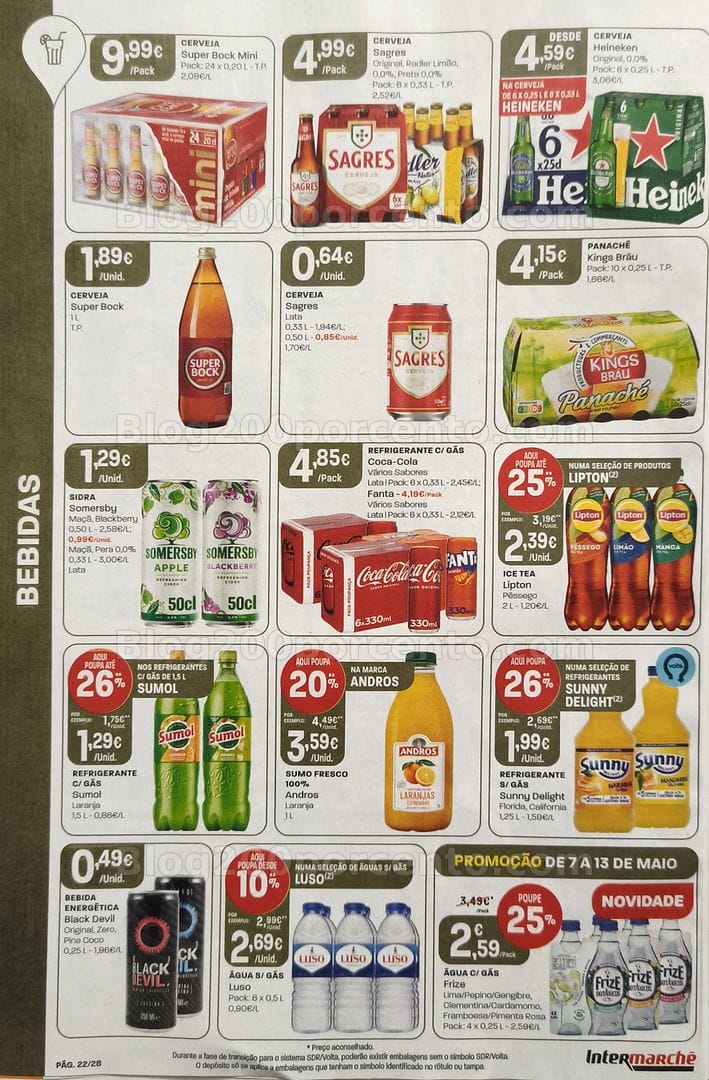 Antevisão Folheto INTERMARCHÉ Promoções de 7 a 13 maio