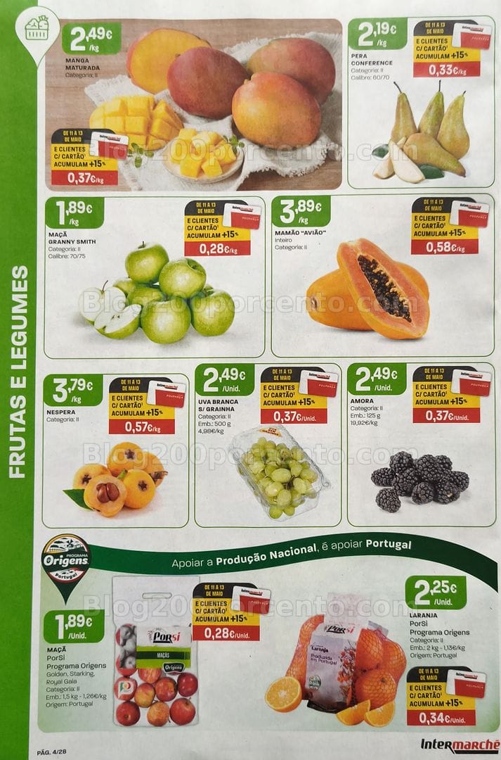 Antevisão Folheto INTERMARCHÉ Promoções de 7 a 13 maio