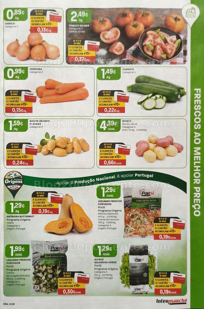 Antevisão Folheto INTERMARCHÉ Promoções de 7 a 13 maio