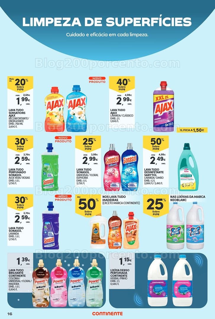 Antevisão Folheto CONTINENTE Especial Limpeza do Lar Promoções de 12 a 24 maio - Edição Digital