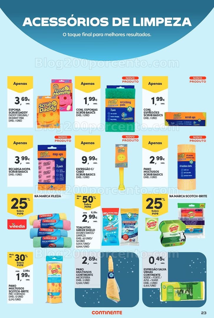Antevisão Folheto CONTINENTE Especial Limpeza do Lar Promoções de 12 a 24 maio - Edição Digital