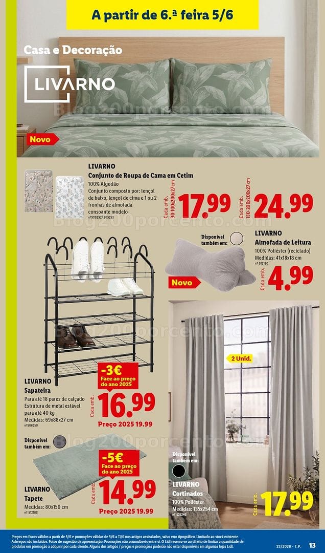 Antevisão Folheto LIDL Bazar Promoções de 5 a 11 junho - Edição Digital