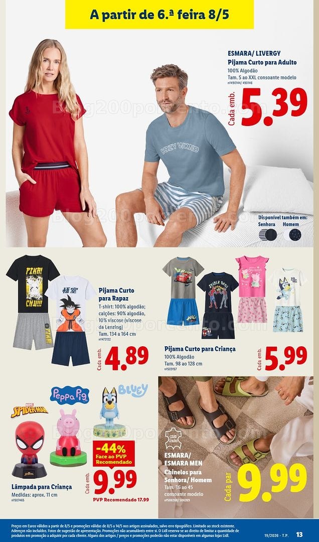 Antevisão Folheto LIDL Bazar Promoções de 4 a 14 maio