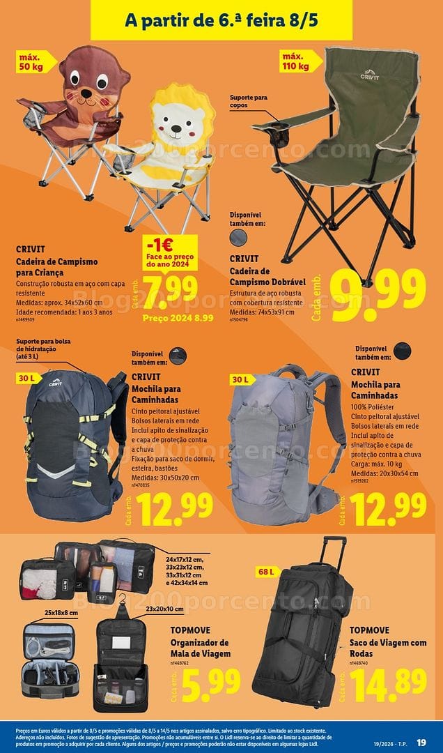 Antevisão Folheto LIDL Bazar Promoções de 4 a 14 maio