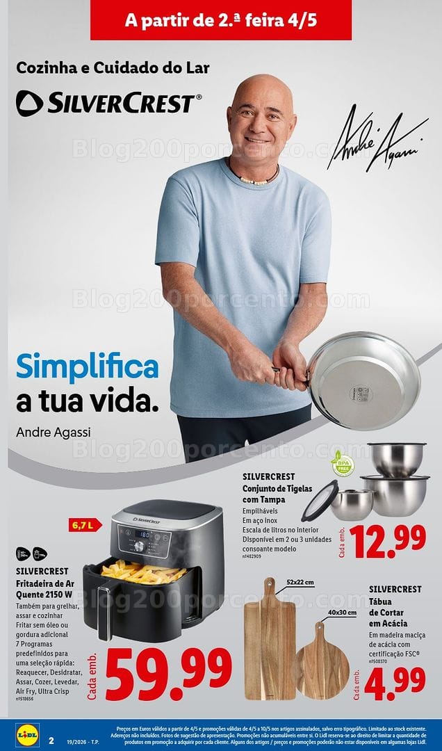 Antevisão Folheto LIDL Bazar Promoções de 4 a 14 maio