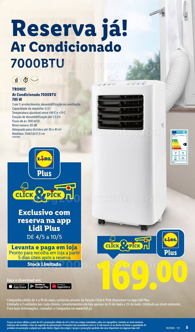 Antevisão Folheto LIDL Bazar Promoções de 4 a 14 maio