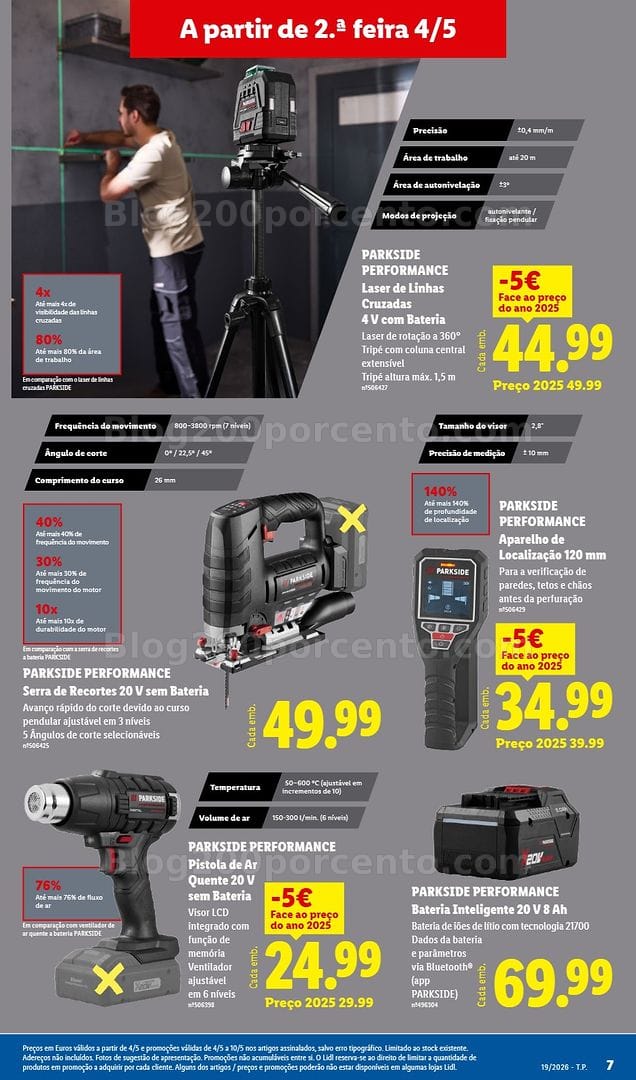 Antevisão Folheto LIDL Bazar Promoções de 4 a 14 maio