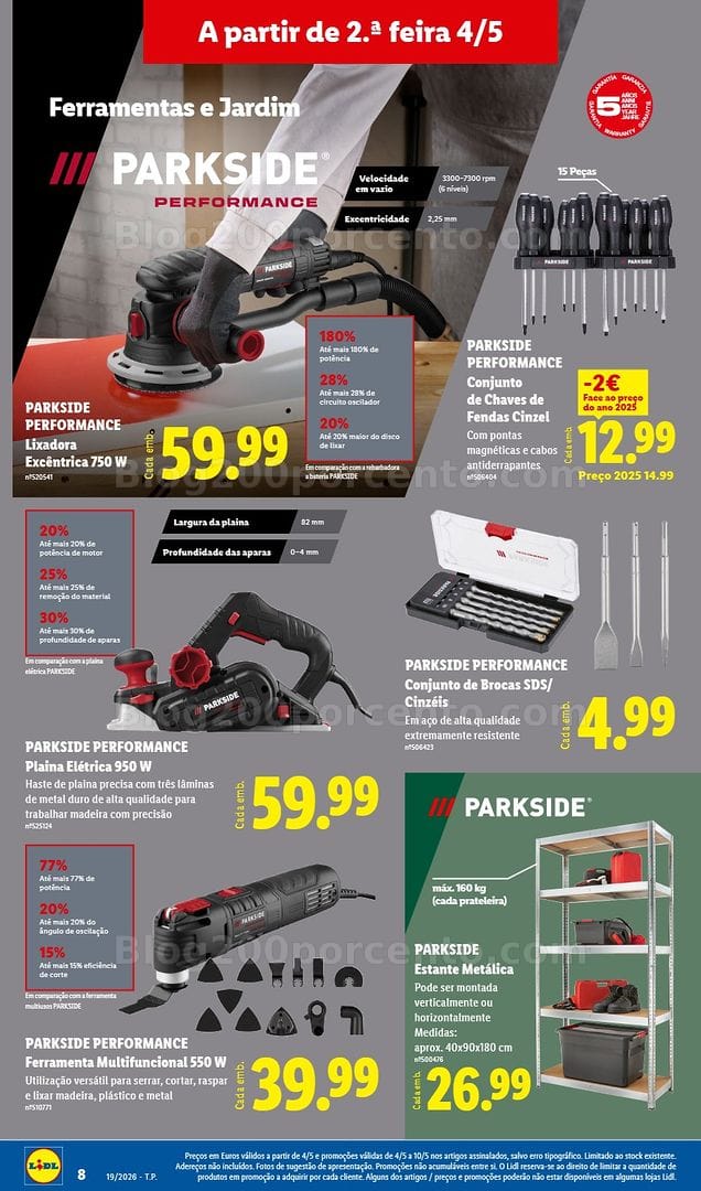Antevisão Folheto LIDL Bazar Promoções de 4 a 14 maio