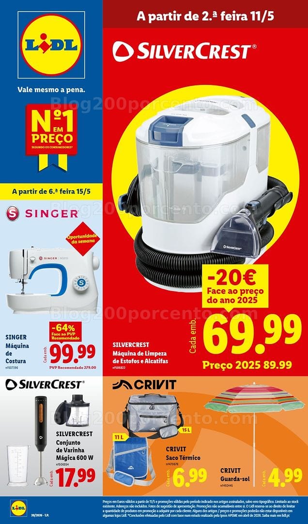 Antevisão Folheto LIDL Bazar Promoções de 11 a 21 maio - Edição Digital