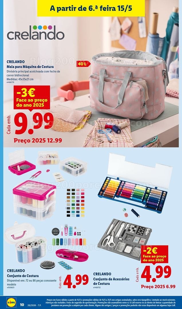 Antevisão Folheto LIDL Bazar Promoções de 11 a 21 maio - Edição Digital