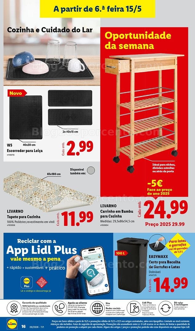 Antevisão Folheto LIDL Bazar Promoções de 11 a 21 maio - Edição Digital