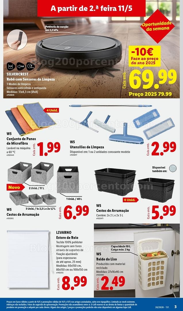 Antevisão Folheto LIDL Bazar Promoções de 11 a 21 maio - Edição Digital