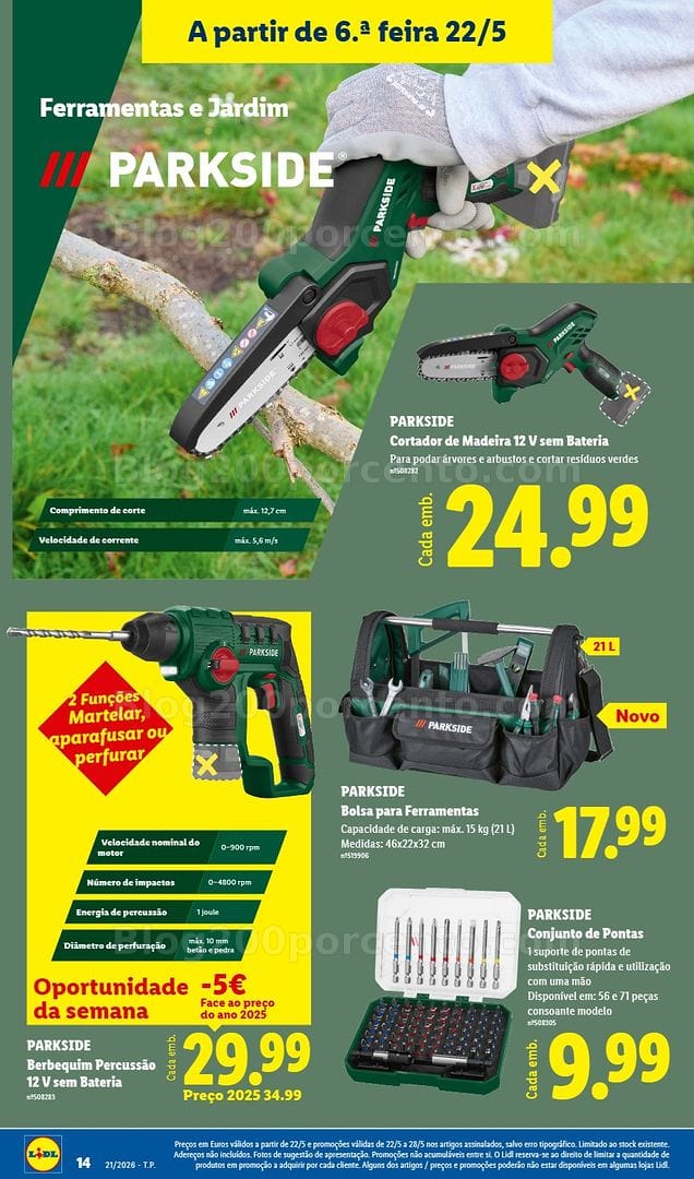 Antevisão Folheto LIDL Bazar Promoções de 18 a 28 maio