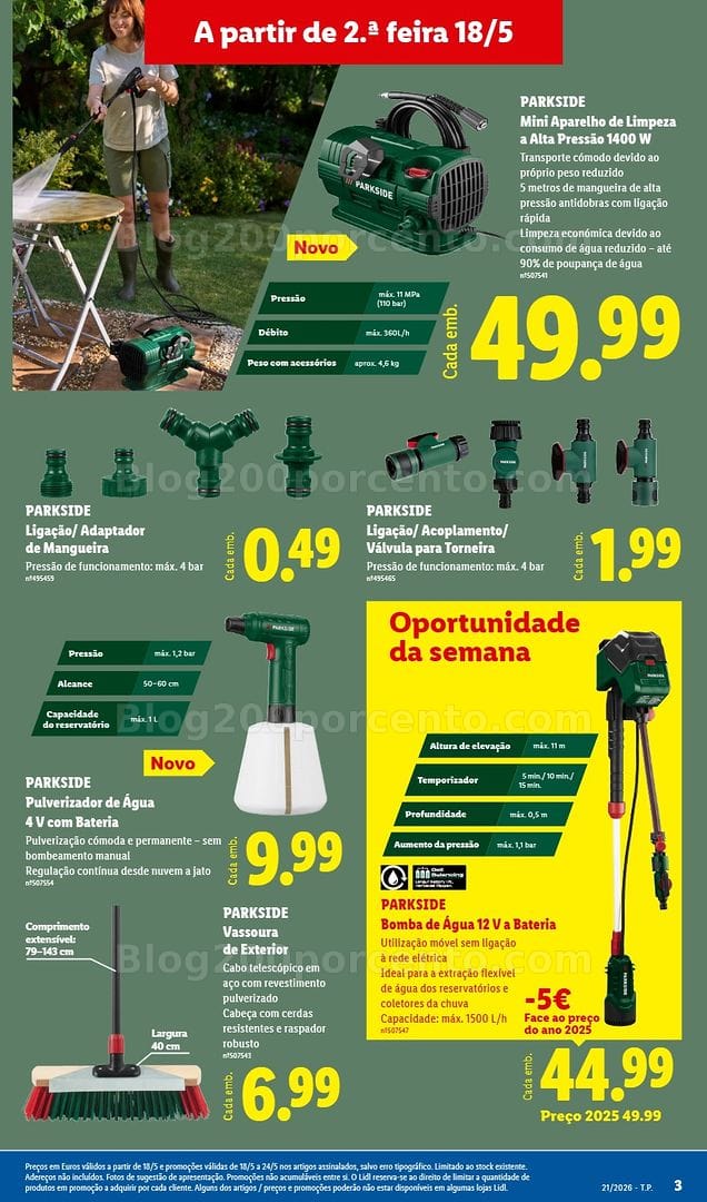 Antevisão Folheto LIDL Bazar Promoções de 18 a 28 maio