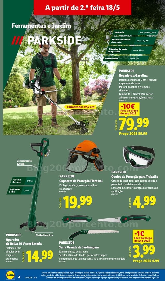 Antevisão Folheto LIDL Bazar Promoções de 18 a 28 maio