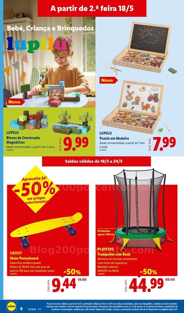 Antevisão Folheto LIDL Bazar Promoções de 18 a 28 maio