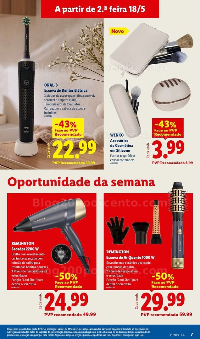 Antevisão Folheto LIDL Bazar Promoções de 18 a 28 maio
