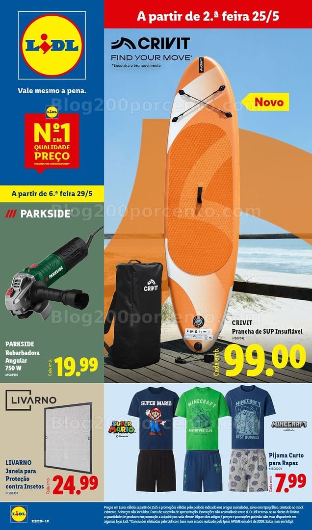 Antevisão Folheto LIDL Bazar Promoções de 25 maio a 4 junho - Edição Digital