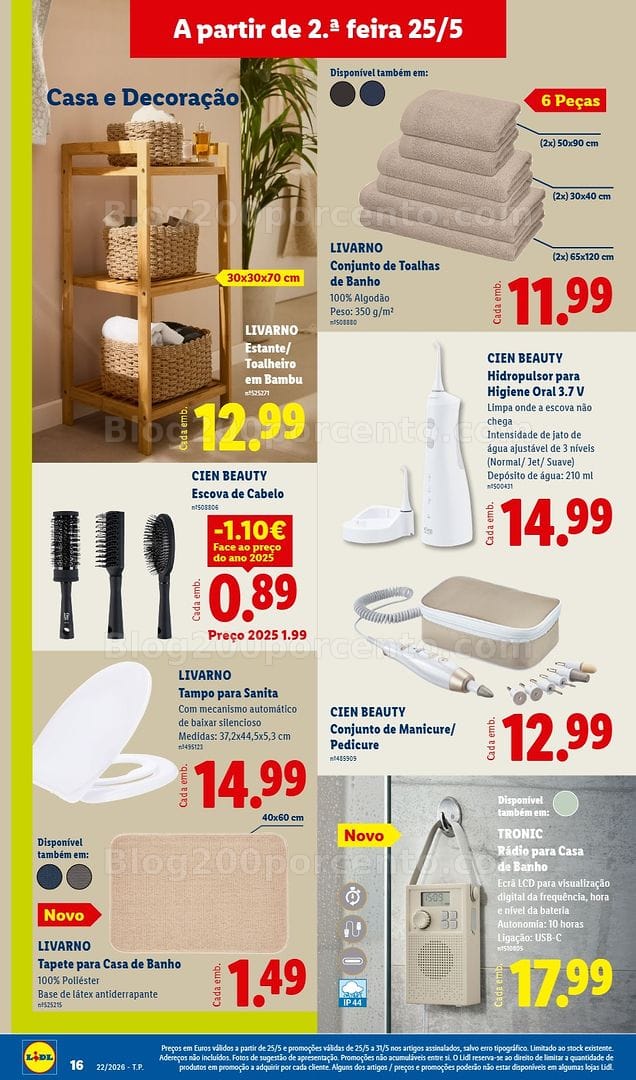 Antevisão Folheto LIDL Bazar Promoções de 25 maio a 4 junho - Edição Digital