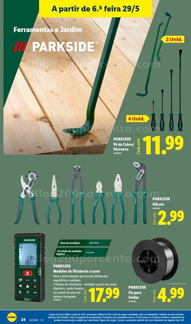 Antevisão Folheto LIDL Bazar Promoções de 25 maio a 4 junho - Edição Digital